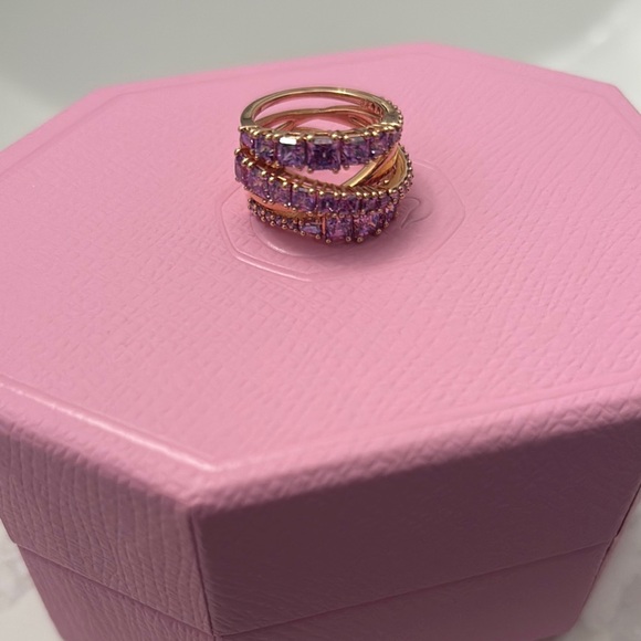 Swarovski Jewelry - Swarovski Gold and Purple Women's Ring